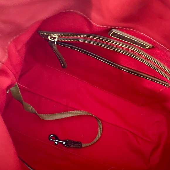 Dooney & Bourke Florentine Small Satchel Chestnut NWT - Picture 7 of 8